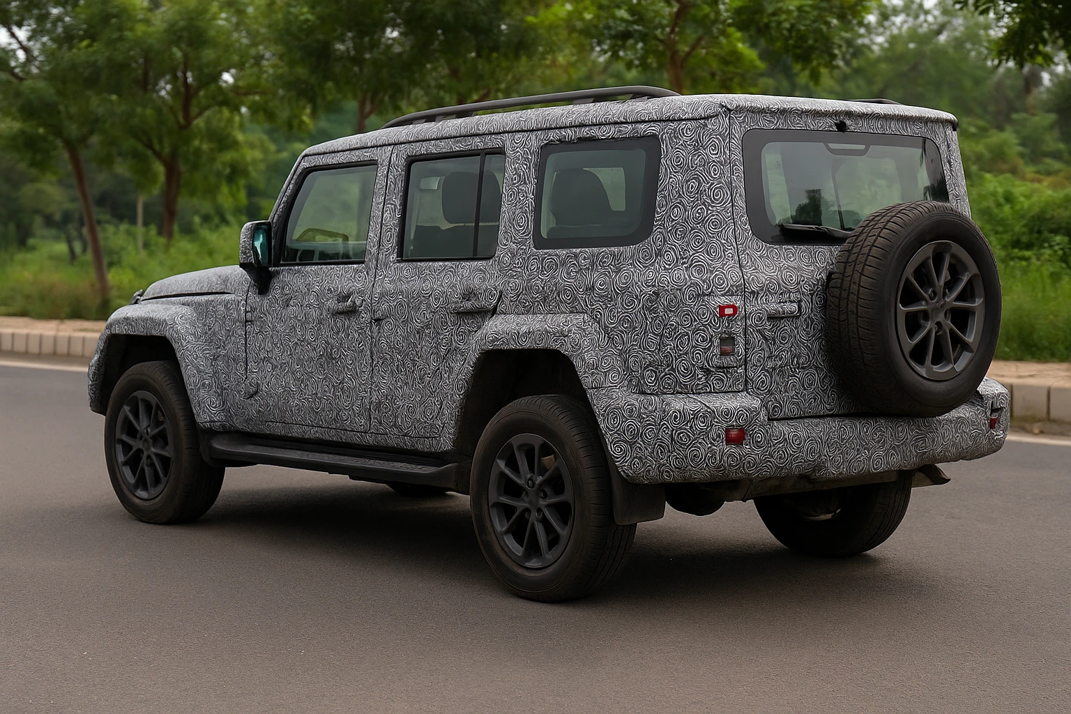 Mahindra Thar Armada 5-Door Spotted