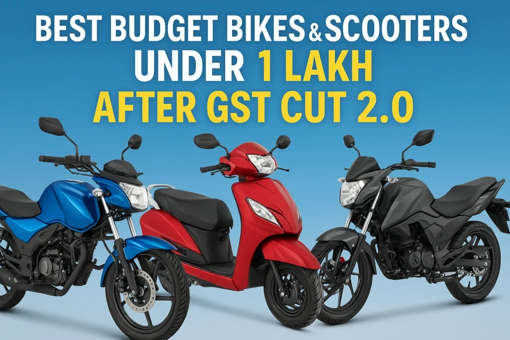 Best Budget Bikes and Scooters Under 1 Lakh