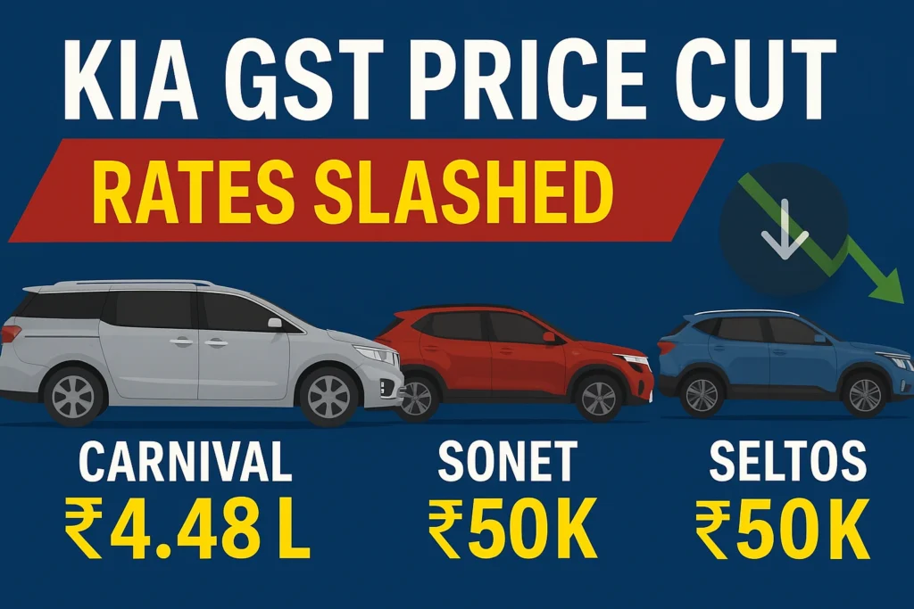 Kia GST price cut India